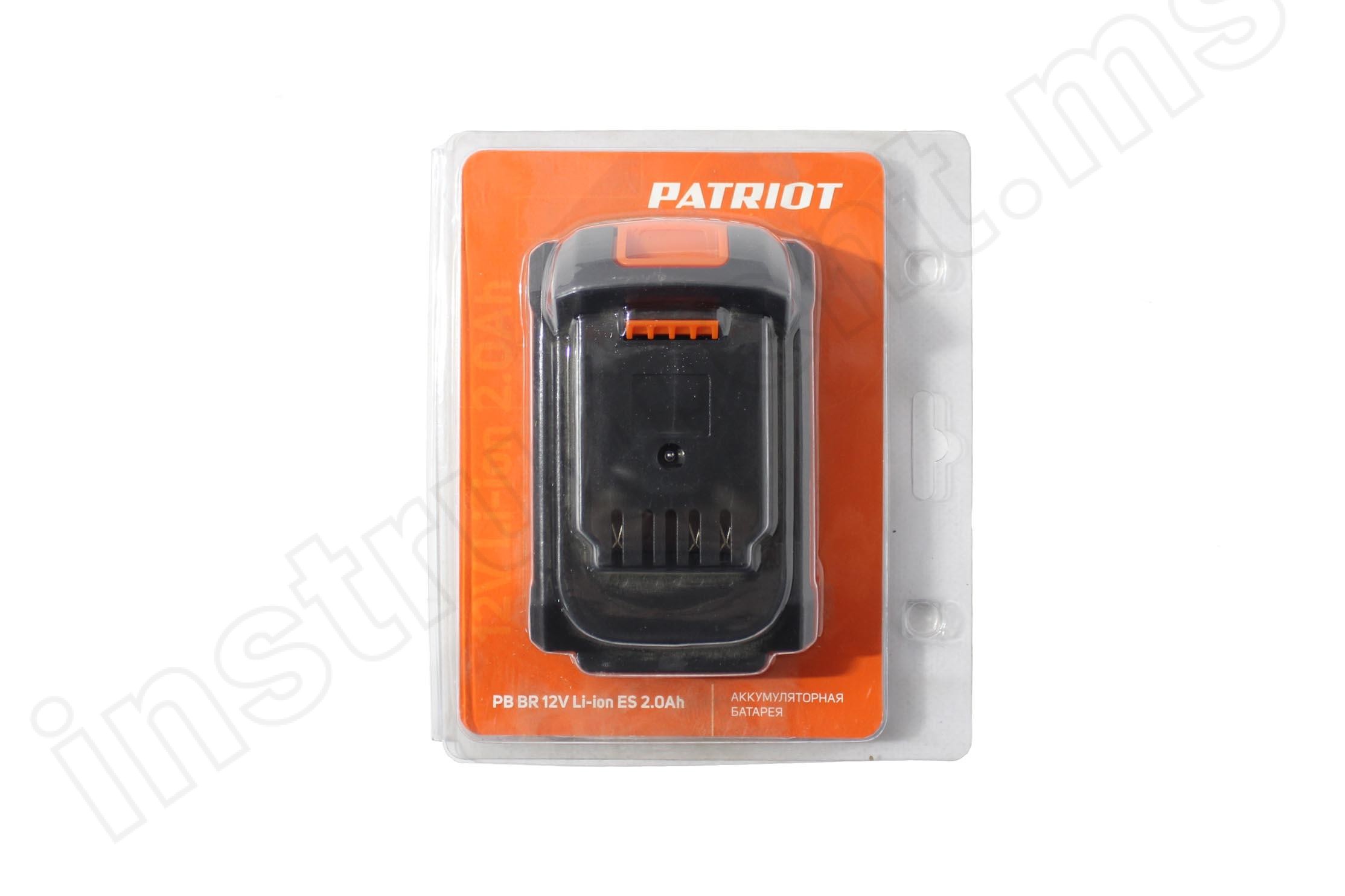 Аккумулятор Patriot BR 101ES, BR 111ES 12В 2,0Ач 180201120 - фото 6